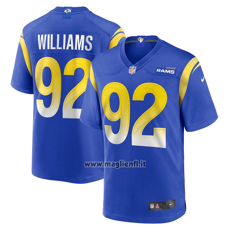 Maglia NFL Game Los Angeles Rams Jonah Williams Blu